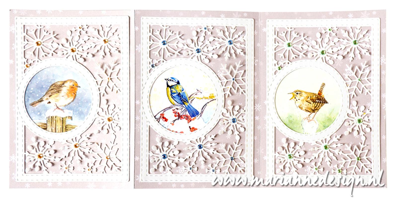 LR0816 Metal Die Marianne Design - Creatable - Rectangle Snowflakes
