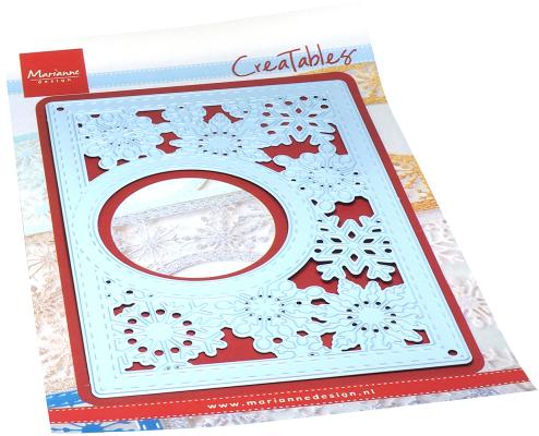 LR0816 Metal Die Marianne Design - Creatable - Rectangle Snowflakes