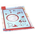 LR0816 Metal Die Marianne Design - Creatable - Rectangle Snowflakes