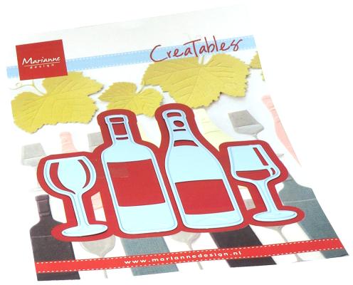 LR0820 Metal Die Marianne Design - Creatable - Wine tasting