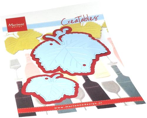 LR0821 Metal Die Marianne Design - Creatable - Grape Leaves