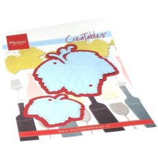LR0821 Metal Die Marianne Design - Creatable -   Grape Leaves
