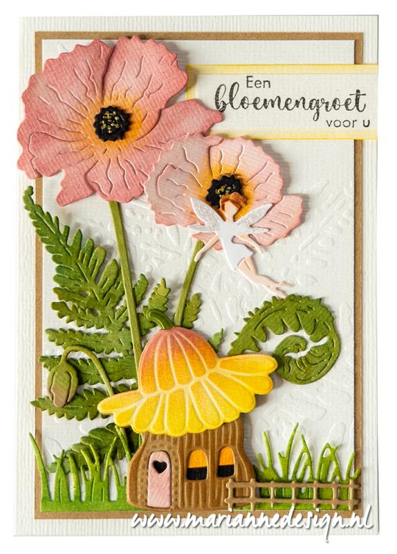 PS8144 Mask Marianne Design - Tiny's Fern 10 - A5