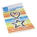 CR1631 Metal Die Marianne Design - CrafTables - HEART & STAR