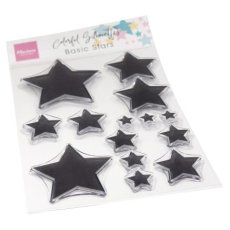 CS1148 COLORFUL SILHOUETTES - Basic Stars