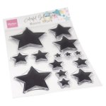 CS1148 COLORFUL SILHOUETTES - Basic Stars