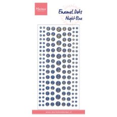 PL4525 Enamel dots - Night Blue glitter