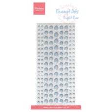 PL4526 Enamel dots - Light Blue glitter