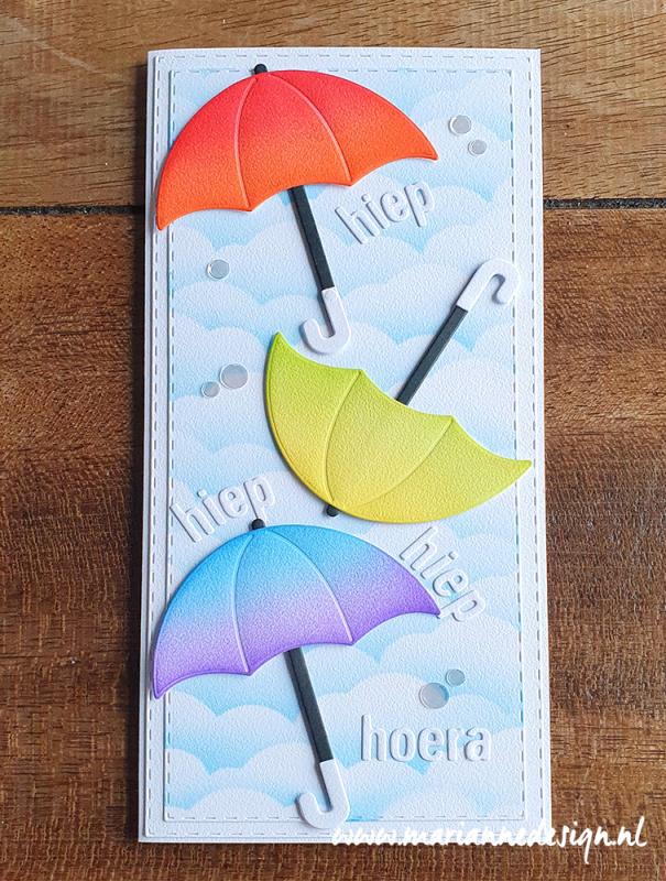 COL1520 Metal Die Marianne Design - Collectable - Umbrella by Marleen