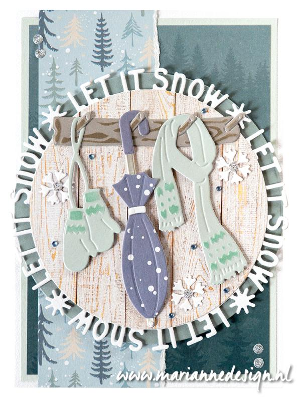 COL1520 Metal Die Marianne Design - Collectable - Umbrella by Marleen
