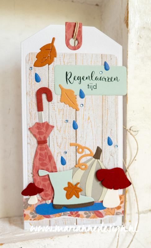 COL1520 Metal Die Marianne Design - Collectable - Umbrella by Marleen