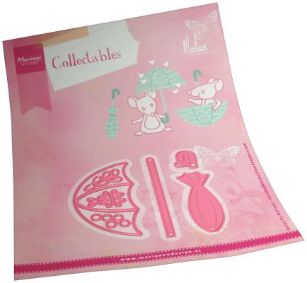 COL1520 Metal Die Marianne Design - Collectable - Umbrella by Marleen