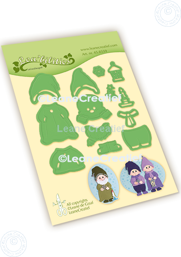 45.8559 Metal Die Leane Creatief - Little gnomes