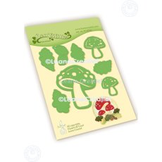 45.8566 Metal Die Leane Creatief -  Mushrooms