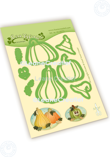 45.8573 Metal Die Leane Creatief - Autumn pumkins