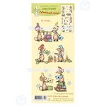 55.8719 Leane Creatief Acrylic Stamp - combi clear stamp Mice little Gnomes