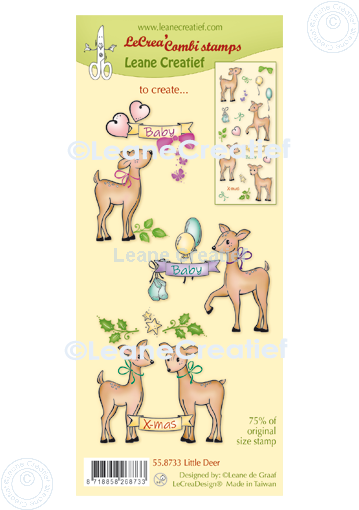 55.8733 Leane Creatief Acrylic Stamp - little Deer