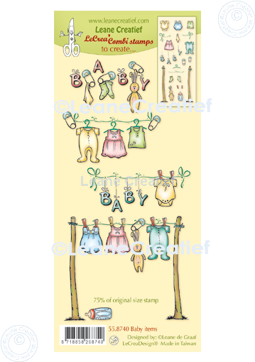 55.8740 Leane Creatief Acrylic Stamp - Baby items