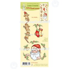 55.8795 Leane Creatief Acrylic Stamp -  Santa