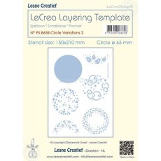 95.8658 Mask - Leane Creatief - Circle variations 2 Ø 65mm