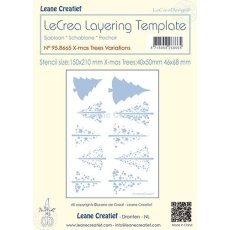 95.8665 Mask - Leane Creatief - X-mas Trees variations