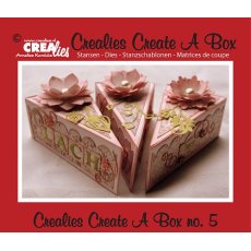 CCAB05  Crealies • Create A Box cutting die no.5 Piece of cake