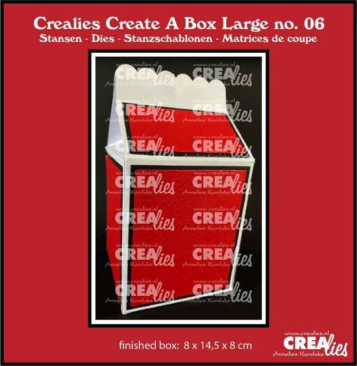 CCABL06 Crealies • Create A Box Dies Large Milk Carton Large