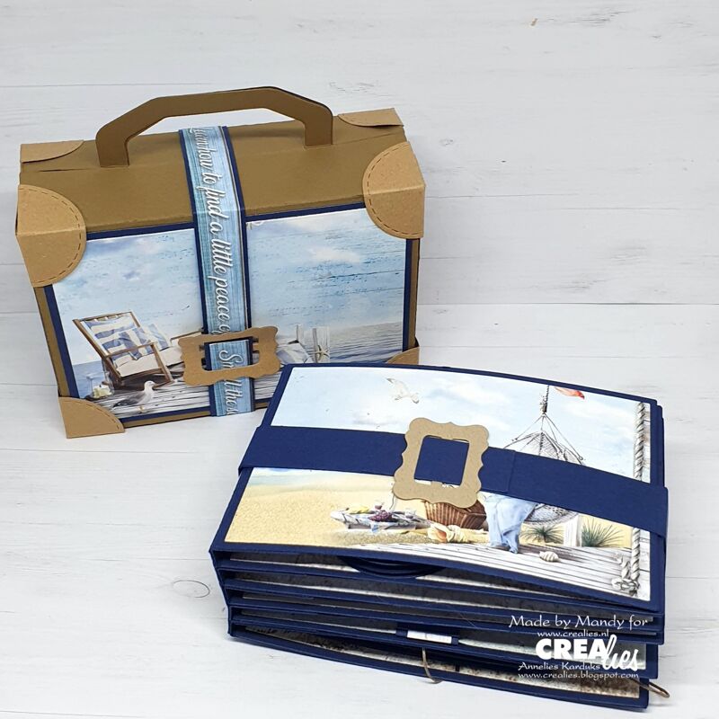 CCABL07 Crealies • Create A Box Dies Large Suitcase Large