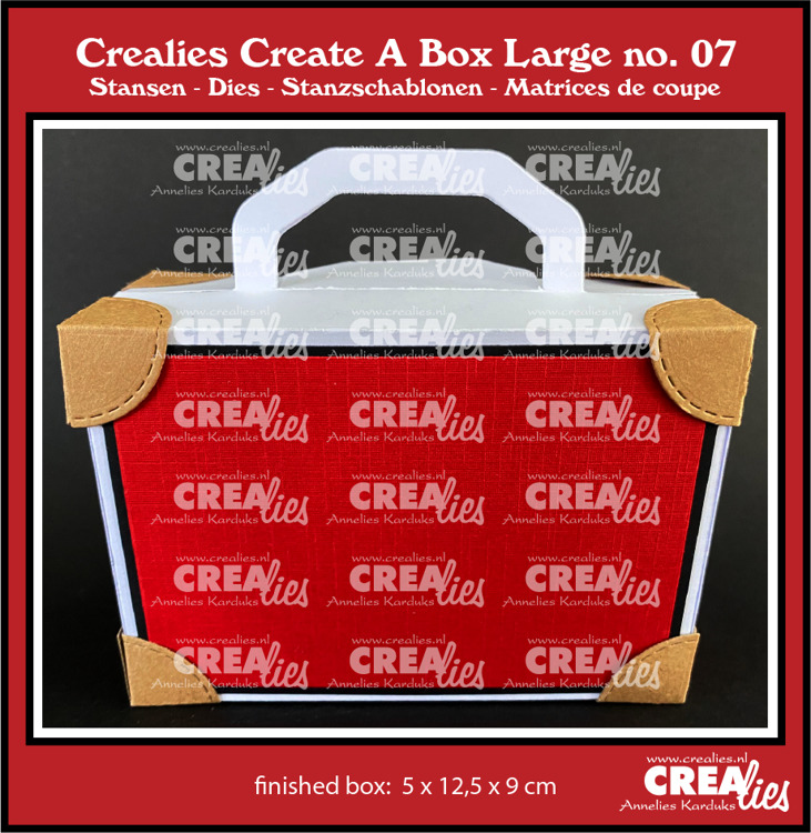 CCABL07 Crealies • Create A Box Dies Large Suitcase Large