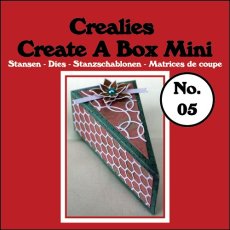 CCABM05  Crealies • Create A Box mini cutting die no.05 Piece of cake