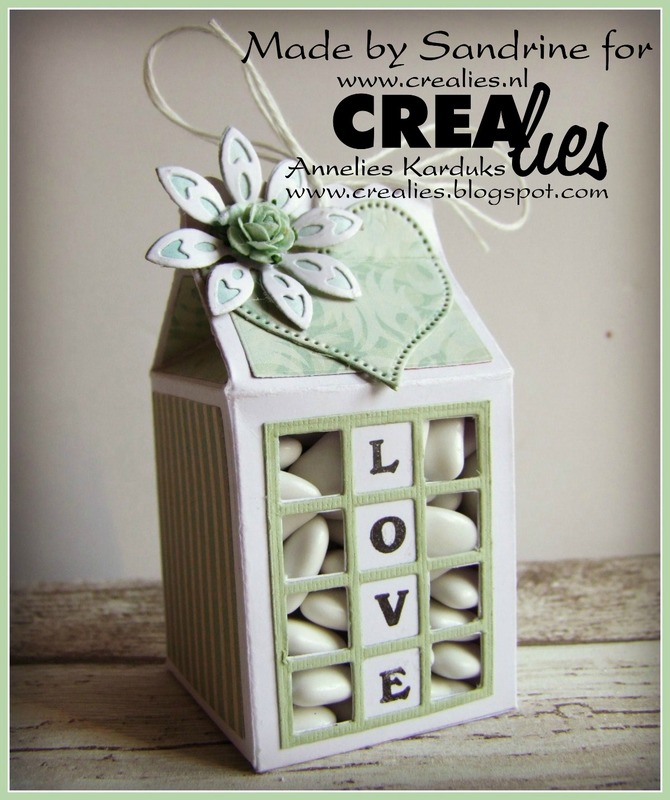 CCABM06 Crealies • Create A Box mini cutting die no.06 Milk carton