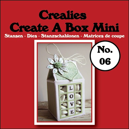 CCABM06 Crealies • Create A Box mini cutting die no.06 Milk carton