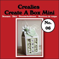 CCABM06  Crealies • Create A Box mini cutting die no.06 Milk carton