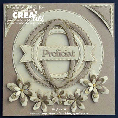 CLDF29 Crealies • Double fun cutting die no.29 Corners with dots