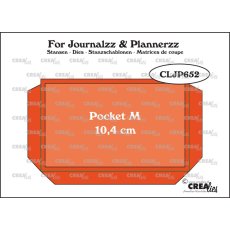 CLJP652 Crealies • For journalzz & plannerzz cutting die Pocket Medium