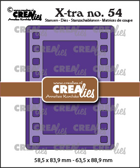 CLXTRA54 Crealies • Xtra Cutting Die Atc Filmstrip