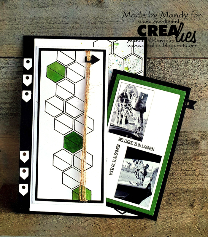 CLJP655 Crealies • Journalzz & Plannerzz Pocket XL with 2 layers