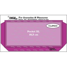 CLJP655 Crealies • Journalzz & Plannerzz Pocket XL with 2 layers