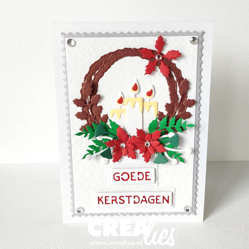 CLSET64 Crealies • Set of 3 dies Poinsettia pointy leaves