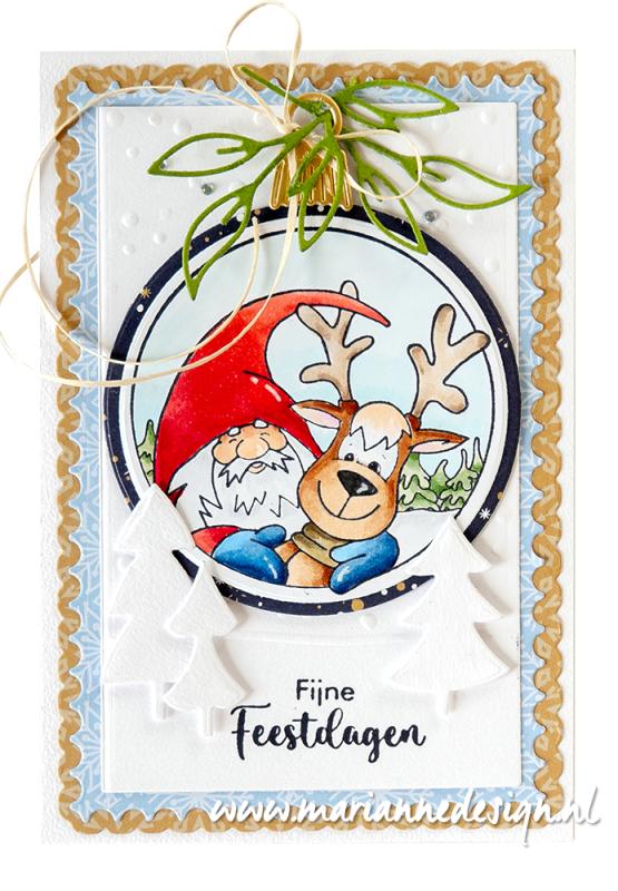 LR0830 Metal Die Marianne Design - Creatable - Basic Christmas Bauble