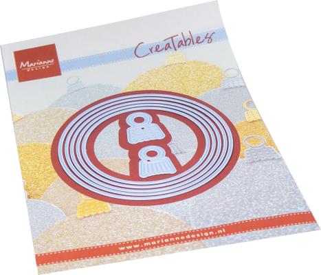 LR0830 Metal Die Marianne Design - Creatable - Basic Christmas Bauble