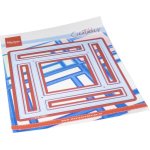 LR0831 Metal Die Marianne Design - Creatable - Log Cabin Layout