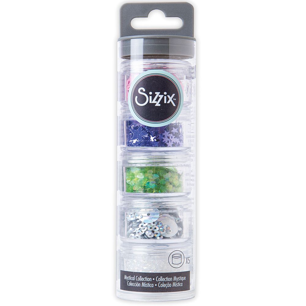 665274 Sizzix • Sizzix Making Essential - Sequins & Beads, Mystical, 5PK