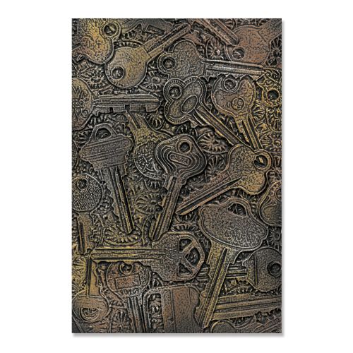 666279 Sizzix • 3D Textured Impressions Embossing Folder Keys
