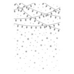 666471 Sizzix • Multi-Level Textured Impressions Embossing Folder Stars and Lights