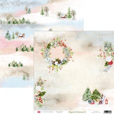 CP-MC03  EDouble-sided paper 12x12"  Craft & You Design  -  Magical Christmas 03