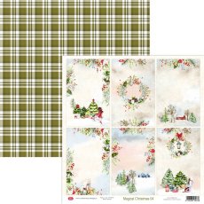 CP-MC04 Double-sided paper 12x12"  Craft & You Design  -  Magical Christmas 04
