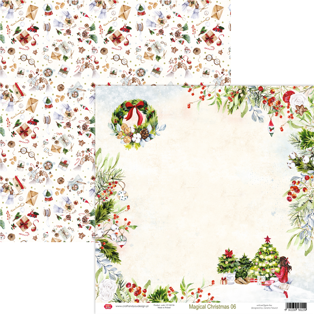CPB-MC15 Block 15x15 Craft&You Design - Magical Christmas