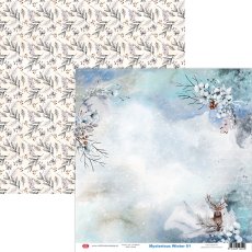 CP-MWI01 Double-sided paper 12x12"  Craft & You Design  -  Mysterious Winter 01