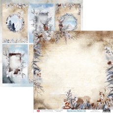 CP-MWI04 Double-sided paper 12x12"  Craft & You Design  -  Mysterious Winter 04